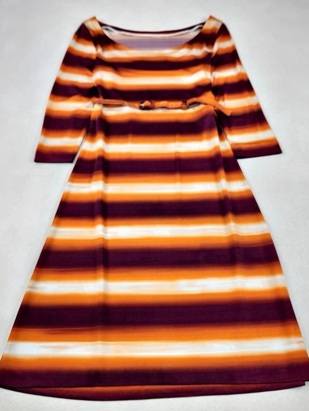 Prada dress gradient stripe IT 40